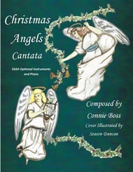 Christmas Angels Christmas Cantata SSAA and piano with optional instruments SSAA Full Score cover Thumbnail